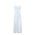 Foreign Trade 2024 Spring New Women's Fashion European and American Style Stacked Decorative Silk Texture Dress 2341371