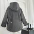 WESTAYONE new women's winter high-end woolen coat, luxurious woolen coat