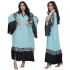 XQY500138 Middle Eastern sequin tassel robe abaya loose fit dress Dubai Arabian women's clothing