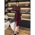 2024 irregular wearing long sleeved sequined dress sexy and age reducing socialite style fashionable slimming split hip skirt