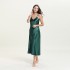 Manufacturer's direct supply of sleepwear, women's summer camisole nightgown, sexy V-neck long nightgown, home sleepwear