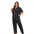 Danilin's new summer fashion casual pajamas two-piece set, plus size loose pants pajamas, thin home clothes