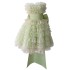 Birthday party dress with niche design, suspender, strapless mesh, girl bow decoration, fluffy dress 68881