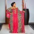 Cross border source of African ethnic clothing, dresses, large swing skirts, chiffon, diamond hot stamping robes, digital printing with interior group