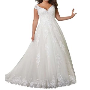 Foreign trade trailing wedding dress hot selling new one shoulder fluffy veil dress, physical wedding dress manufacturer wholesale plus size wedding dress