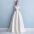 Qidi Wedding Dress 2024 New Summer European and American Style Wedding Light Master Wedding Dress Lace Satin Tail