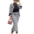 Cross border e-commerce, Europe, America, Africa women's cardigans, houndstooth sweaters, elastic knit, one size fits all, source in stock