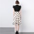 Xiaoxiangfeng black dress for women's summer 2024 new design, niche and slim waist slimming skirt, mid length skirt