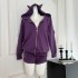 STRIVE/Yumiko Slightly Fat MM Pure Desire Spicy Girl Little Devil Hooded Hoodie Female Autumn Lazy Style Shorts Set