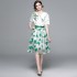 2024 Summer New Fashionable Aging Set Design Sense Top Embroidered Butterfly Mesh Skirt Two Piece Set