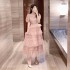 2024 Summer New Product Elegant Starry Sky slimming Gentle Wind Lace Fairy Dress Tea Break Dress