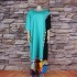 Foreign trade African women's dresses, color blocking graffiti slits, digital printing, elastic Roman cross-border supply