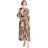 Real shot spot 2024 summer new women's printed dress POLO collar long shirt skirt