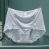 New Product: Light Luxury Lace Silk Medium High Waist Underwear for Women, Sexy Large Size, Silk Crotch, No Trace, Hip Wrapping Triangle Pants