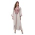 Muslim dress, Middle Eastern robe, women's cross-border evening gown, embroidered dress, wholesale for foreign trade