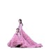 Pink Mom and Daughter's Ball Dress Shooting Princess Long Sleeve Chiffon Cake Dress Mother and Daughter Parent Child Dress Dress