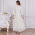 Foreign Trade Middle East Women's Clothing Muslim Robe Women's Long Dress Dubai Robe Rope Embroidery Craft Party Evening Dress Dress