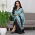 XQY500138 Middle Eastern sequin tassel robe abaya loose fit dress Dubai Arabian women's clothing