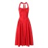 Foreign trade 2024 summer new European and American style fashionable casual pleated camisole dress long skirt for women