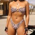 New European and American swimsuits for women's foreign trade sexy bikini women's adult strapless swimsuits in stock bikini