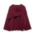 Foreign trade 2024 autumn new European and American style women's clothing fashion casual temperament cloak style coat 2756107