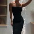 European and American 2024 spring/summer new women's clothing ins sexy camisole temperament camisole long skirt fashionable slim fit dress for women