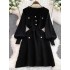 2024 Winter New Women's French High end Exquisite Small Fragrant Style Rich Family heiress Unique Waist Collection Dress