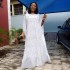 African women's clothing new cross-border platform hot selling hanging beard sequined long skirt with inner skirt factory direct sales