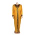 African women's clothing Muslim style OL temperament women's clothing stretch cloth robe round neck large swing dress