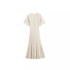 AliExpress Women's New French style Fragrant Lace Sleeve Single breasted Long Knitted Long Tail Dress for Women