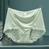 New Product: Light Luxury Lace Silk Medium High Waist Underwear for Women, Sexy Large Size, Silk Crotch, No Trace, Hip Wrapping Triangle Pants