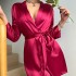 Sexy solid color jumpsuit summer thin breathable suspender dress for home wear, new ice silk pajamas for women