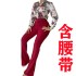 Cross border new casual suit for European and American foreign trade women's clothing, printed stand up collar long sleeved shirt top, wide leg pants two-piece set