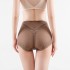 Autumn and Winter New Lace Silk High Waist Women's Underwear Sexy Belly and Hip Lifting Polylactic Acid Antibacterial Crotch Triangular Pants for Women