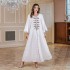 Abaya Autumn/Winter Muslim Fashion Women's Clothing Embroidery Rope Embroidery Middle East Foreign Trade Robe Arab Dress