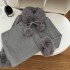 Gray Girl/2024 New Fox Hair Gold Luxury Wool Double sided Set Small Young Style