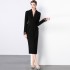 Real time spot French Hepburn style lace edge suit dress for women with a high-end feel, small black dress