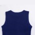 Foreign trade 2024 summer new women's clothing European and American style round neck sleeveless buckle long knitted dress for women