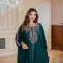 Foreign Trade Middle East Muslim Women's Robe Summer Dubai Abaya Banquet Dress Fashion Rope Embroidered Women's Dress