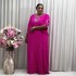 Foreign trade source: African plus size women's dresses, loose and diamond studded elegant robes