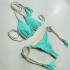 Swimsuit women, European and American hot girls, bikini split sexy triangle, double-sided contrasting beach bikini, three-point swimsuit