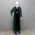 XQY500243 Middle Eastern Muslim Dubai Arab Women's Wear Hot Diamond Velvet Splicing Color Contrasting Robe Dress