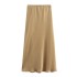 Foreign Trade 2024 Summer New Women's Clothing French Fashion Silk Texture High Waist Long Half length Skirt for Women 8632845