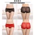 Women's lace underwear, women's plus size sexy transparent seamless mesh, cotton crotch, mid waist triangle underwear wholesale