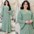 XQY500054 Foreign Trade Middle East Muslim Hot Diamond Loose Edition Robe Dress Saudi Arabian Muslim