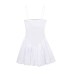 Foreign trade 2024 summer new European and American style low neck sleeveless slim fit suspender waist cinched dress for women 4174347