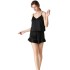 Women's imitation silk sleepwear silk V-neck suspender shorts two-piece set sleepwear sexy fashion home suit set