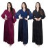 XQY500225 Cross border Middle Eastern Women's Velvet Burnt Snowspin Hot Diamond Fashion Banquet Dress Robe