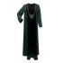 XQY500243 Middle Eastern Muslim Dubai Arab Women's Wear Hot Diamond Velvet Splicing Color Contrasting Robe Dress