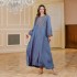 Middle Eastern Fashion Dress Muslim Arab Dubai Embroidered Robe Jalabiya Home Robe Wholesale